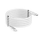 Magnetyczny, samozwijający się kabel ładujący USB (Type-C do Lightning) (90 cm)