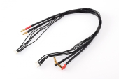 Kabel ładujący 4S czarny G4/G5-4S/XH - krótki 400mm - (4mm, 5-pin EH)