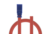 Kabel serwa (odpowiednik) JR 0.25qmm płaski kabel silikonowy, 300mm, 1 szt.