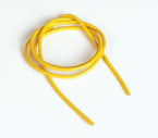 Kabel silikonowy 2,6qmm, 13AWG, 1 metr, żółty