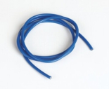 Kabel silikonowy 3,3qmm, 12AWG, 1 metr, niebieski