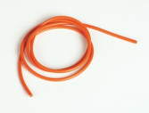 Kabel silikonowy 3,3qmm, 12AWG, 1 metr, pomarańczowy