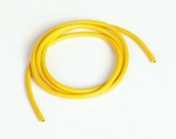 Kabel silikonowy 4,1qmm, 11AWG, 1 metr, żółty