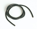 Kabel silikonowy 6,6qmm, 9AWG, 1 metr, czarny