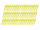 Śmigło stałe Graupner COPTER Prop 5,5x3 (60 szt.) - żółte