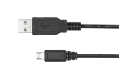 Przewód USB - micro USB - 25 cm