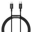 Kabel Baseus Superior Series USB-C do iP, 20W, PD, 1m (czarny)