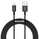 Kabel Baseus Superior Series USB na IP 2,4A 1m (czarny)