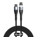 Baseus Zinc Magnetic USB-C - Kabel USB-C 100W 1,5m (Czarny)