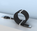 Magnetyczny, samozwijający się kabel ładujący USB (Lightning) (90 cm)
