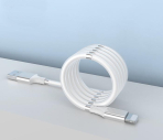 Magnetyczny, samozwijający się kabel ładujący USB (Lightning) (90 cm)
