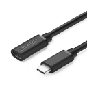 UGREEN USB Type C 3.1 Kabel męski na żeński Niklowany 0,5 m (czarny)