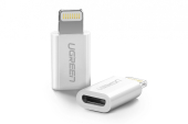 UGREEN Adapter Lightning na USB Micro B, biały