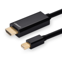 Kabel UGREEN Mini DP męski na HDMI 4K 1,5 m czarny