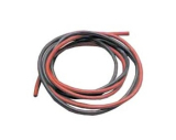 Kabel silikonowy 4,1qmm, 11AWG, 2x1 metr, czarno-czerwony