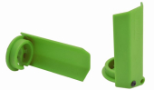 Osłony drążków amortyzatorów (2) zielone TRX XMAXX