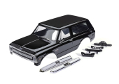 9131-BLK Nadwozie, Chevrolet Blazer (1969), kompletne, czarne (pomalowane) (zawiera osłonę chłodnicy, lusterka boczne, klamki drzwi, wycieraczki przedniej szyby, zderzaki przednie i tylne, mocowanie zatrzaskowe) (wymagane błotniki wewnętrzne nr 8072X)