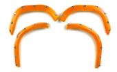 Poszerzenia błotników TMT pomarańczowe (ze śrubami) do TRX Maxx