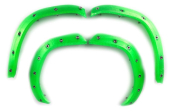 Poszerzenia błotników TMT w kolorze neonowej zieleni (ze śrubami) do TRX Wide-Maxx