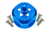 Aluminiowa obudowa mechanizmu różnicowego 7075-T6 f/h niebieska GPM TRX Sledge