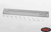 Diamentowe płytki tylnego zderzaka do Axial SCX10II 1969ChevyBlazer RC4WD