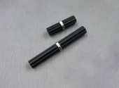 SAMIX SCX10-2 Wewnętrzny wał napędowy w kolorze czarnym aluminiowym 1 krótki / 1 długi SCX10-2 (dla wersji opcjonalnej scx10-2 skrzynia biegów z niskim cg)