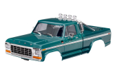 9812-GRN Nadwozie, Ford F-150 Truck (1979), kompletne, zielone (zawiera osłonę chłodnicy, lusterka boczne, klamki drzwi, pałąk zabezpieczający, wycieraczki przedniej szyby, listwy boczne i montaż zatrzaskowy) (wymaga przedniego i tylnego zderzaka nr 9834)