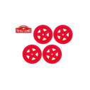 DISC.. Obręcze Lancia Stratos Zestaw 5 szprych czerwone (4)