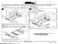 TRX-4 Land Rover Defender & Tactical Unit Front Bumper (8865) Installation Instructions - English (1)