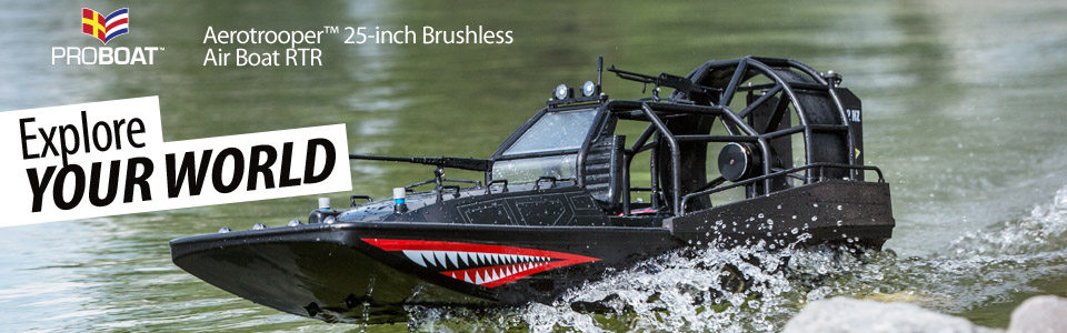 Pro Boat® Aerotrooper™ 25-calowa bezszczotkowa łódź powietrzna RTR