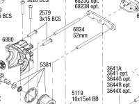 Rustler 4X4 (67064-61) Rear Assembly Exploded View