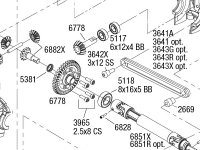 Slash 4X4 (68054-61) Front Assembly Exploded View