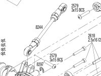 TRX-4 Sport Unassembled Kit (82010-4) Front Assembly Exploded View