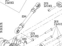 TRX-4 Scale and Trail Crawler (82056-4) Front Assembly Exploded View