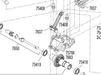 LaTrax Teton (76054-5) Rear Assembly 