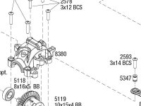 Factory Five 33 Hot Rod Coupe (93044-4) Rear Assembly Exploded View