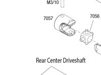 1/16 E-Revo (71054-1) Driveshaft Assembly 