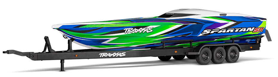 Traxxas Boat Trailer (#10350) with Spartan SR (Green)