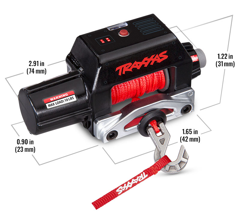 Specs – Pro Scale Winch for TRX-4 and TRX-6 (#8855)