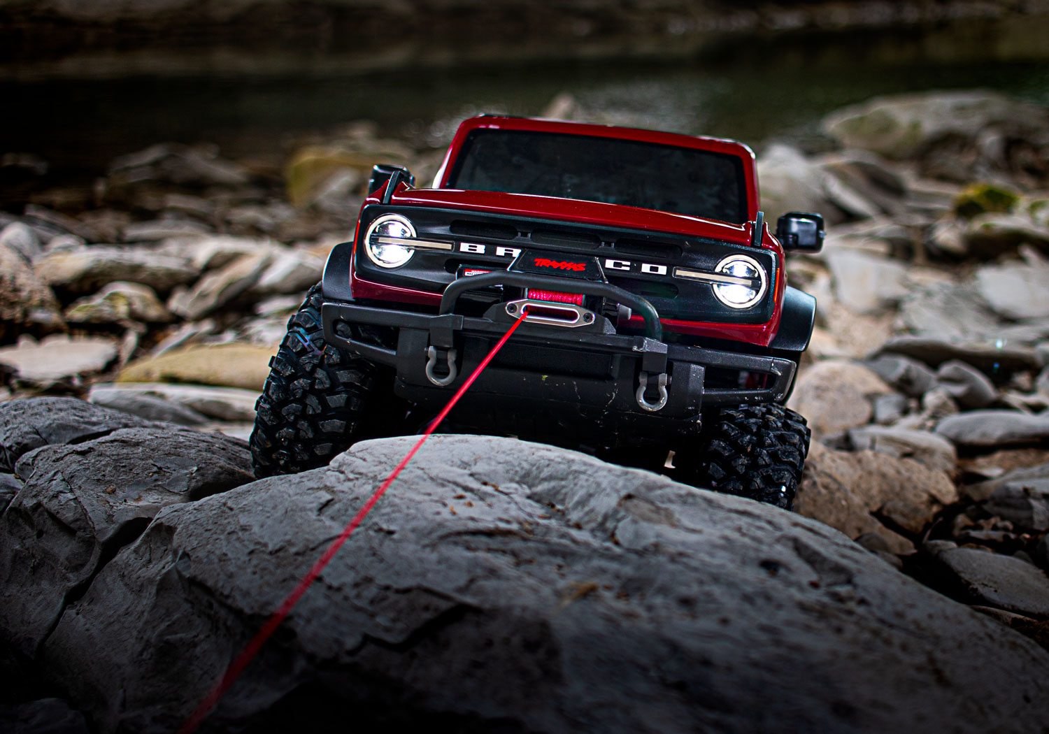 TRX-4 2021 Bronco with installed winch